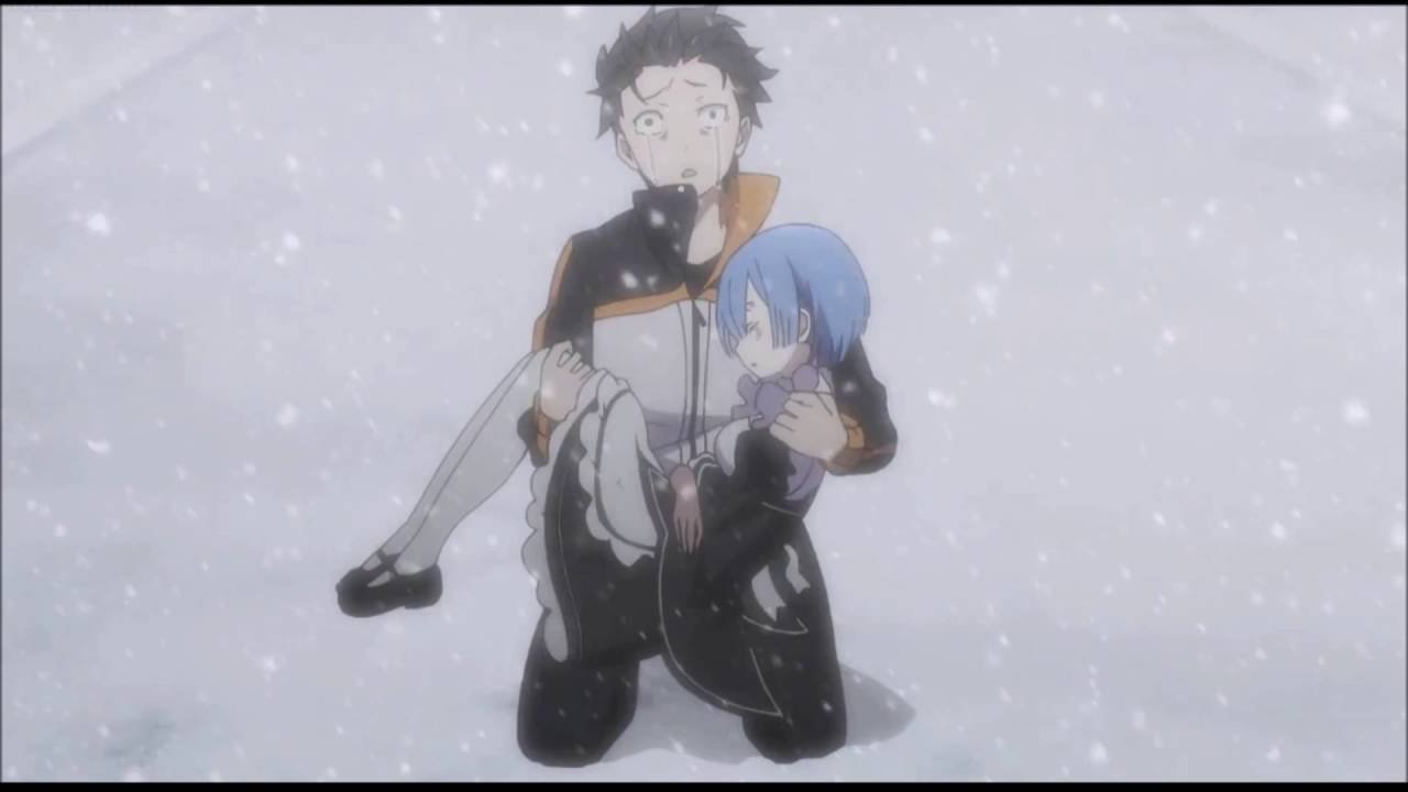 Re Zero dark psychological isekai anime suffering and death loops