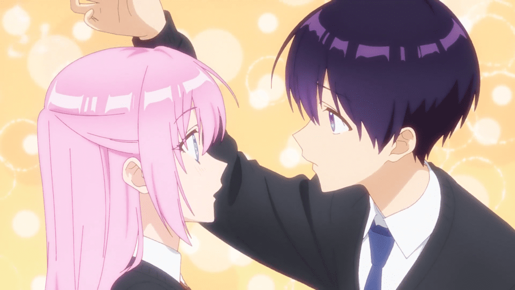 Shikimori's Not Just a Cutie anime featuring an established couple from episode one