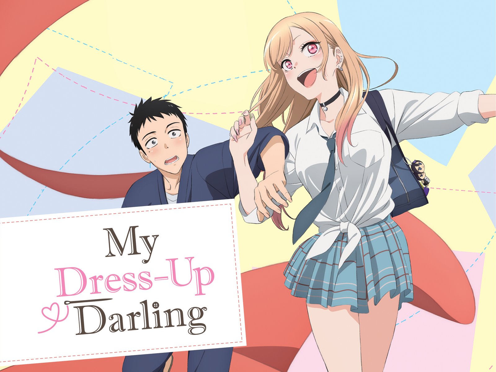 My Dress-Up Darling romance anime featuring introverted boy and outgoing gyaru girl Marin Kitagawa