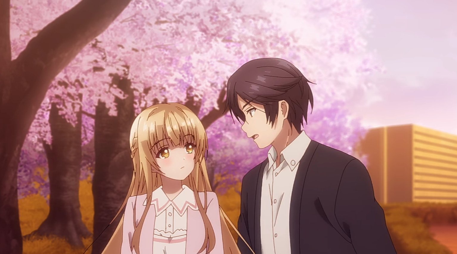 The Angel Next Door Spoils Me Rotten romance anime featuring quiet introverted boy and kind popular girl