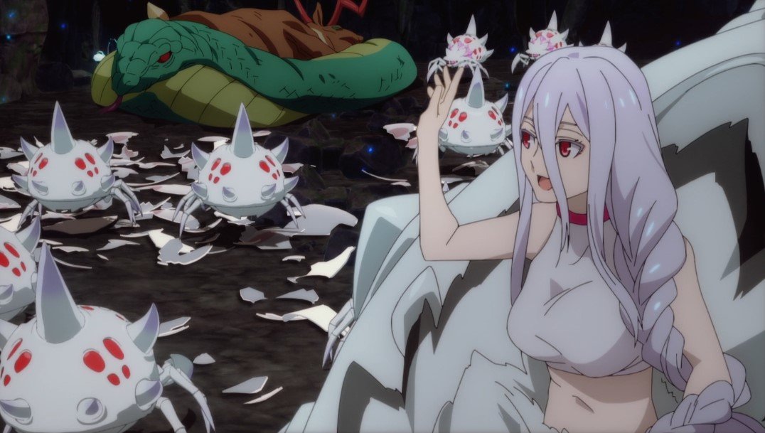 So I'm a Spider So What isekai anime with unconventional overpowered protagonist