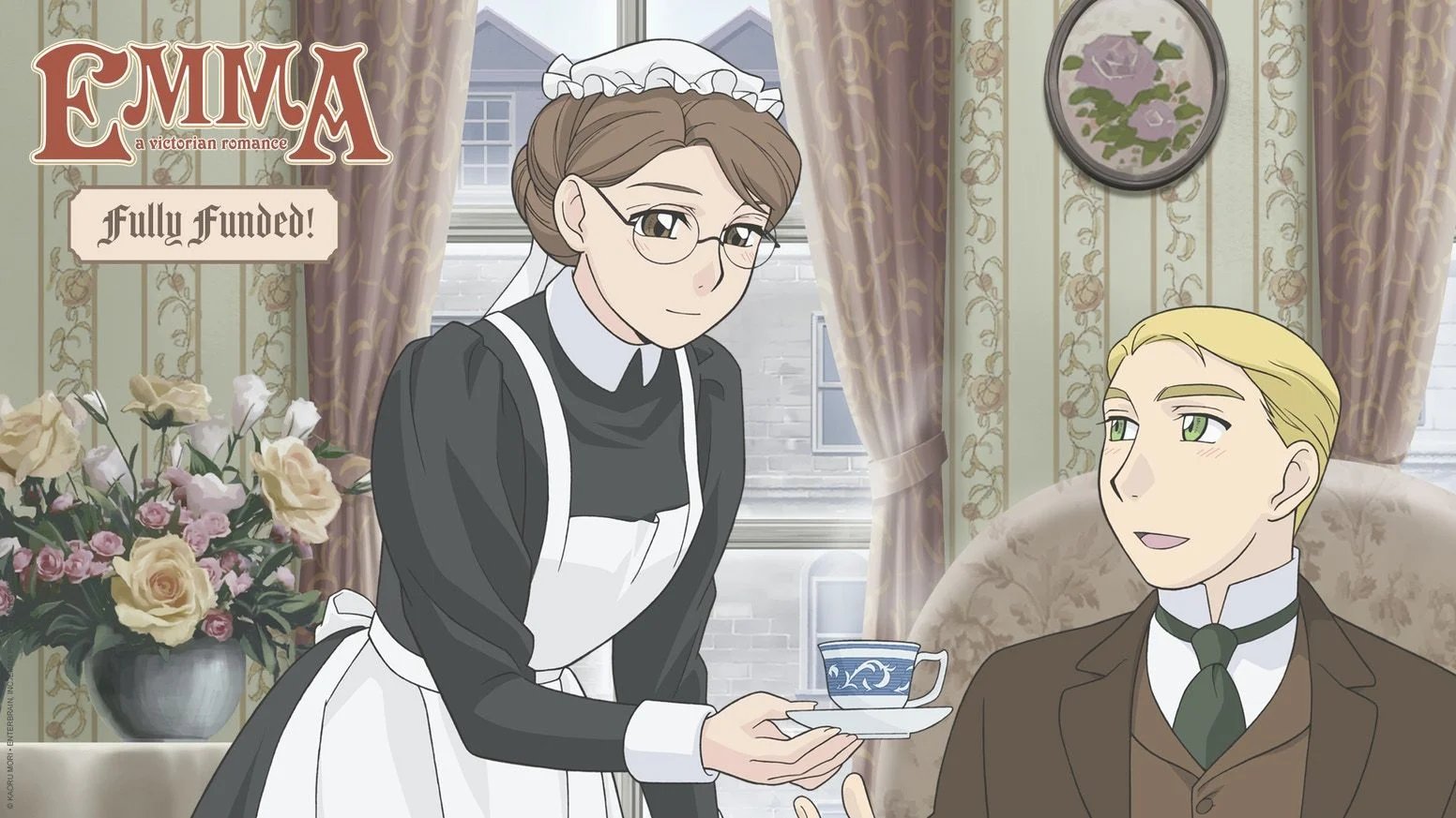 Emma A Victorian Romance anime showing class divide and restrained historical love