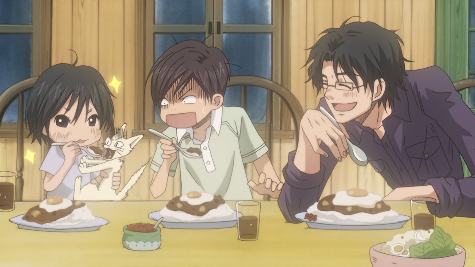 Honey and Clover anime depicting unrequited love and realistic young adult romance