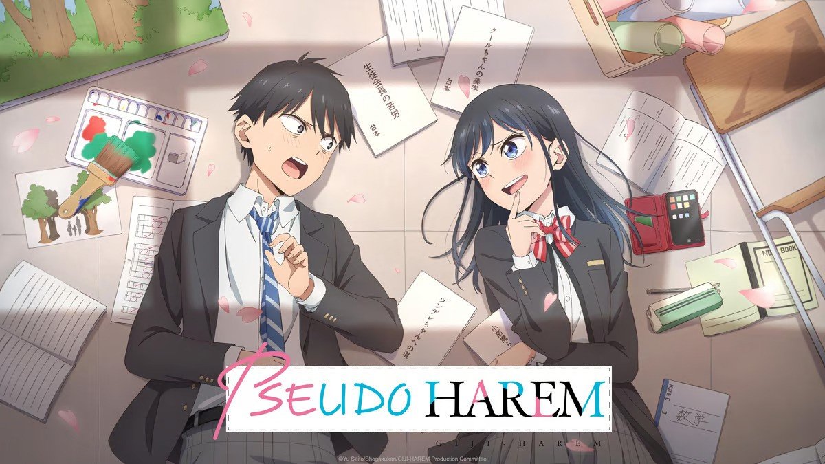 Pseudo Harem school romance anime with playful teasing and acting