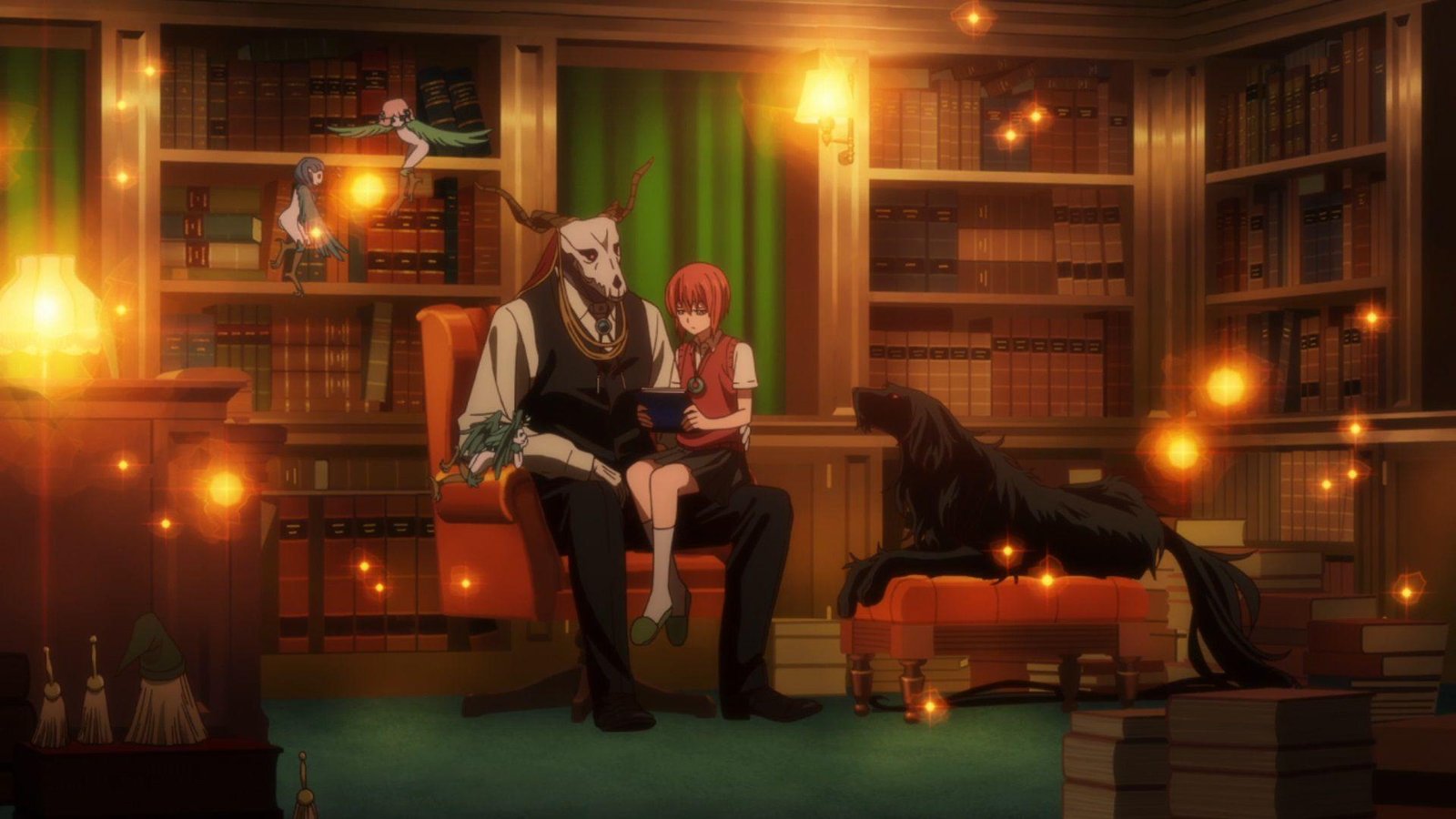 The Ancient Magus' Bride anime featuring dark fantasy supernatural romance