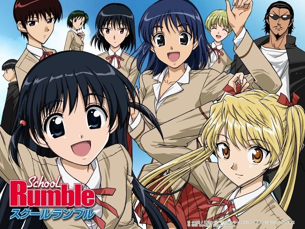 School Rumble anime classic high school romantic comedy misunderstandings