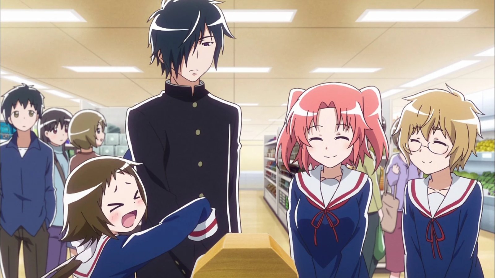 Engaged to the Unidentified anime supernatural cohabitation romance