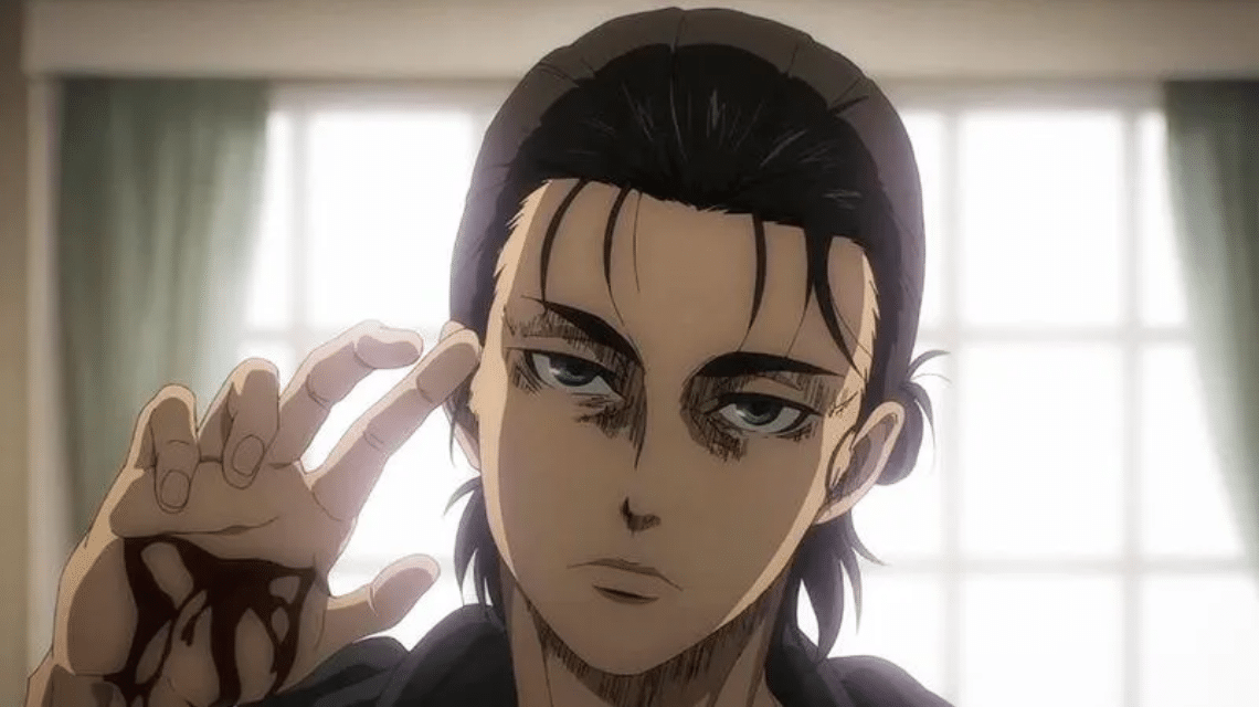 Attack on Titan anime showing Eren Yeager losing freedom innocence and humanity