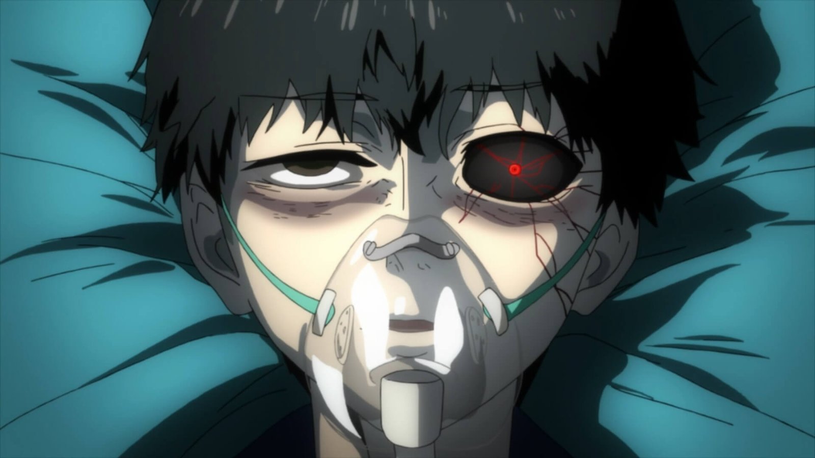 Tokyo Ghoul anime showing Ken Kaneki psychological torture and identity breakdown