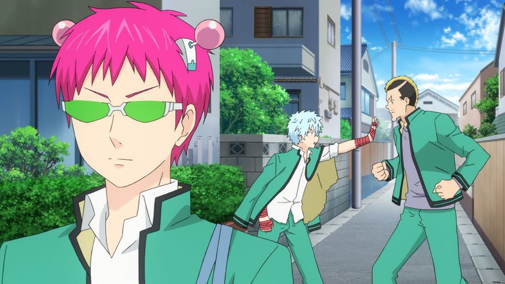 The Disastrous Life of Saiki K anime featuring Kusuo Saiki an overpowered yet detached sigma protagonist