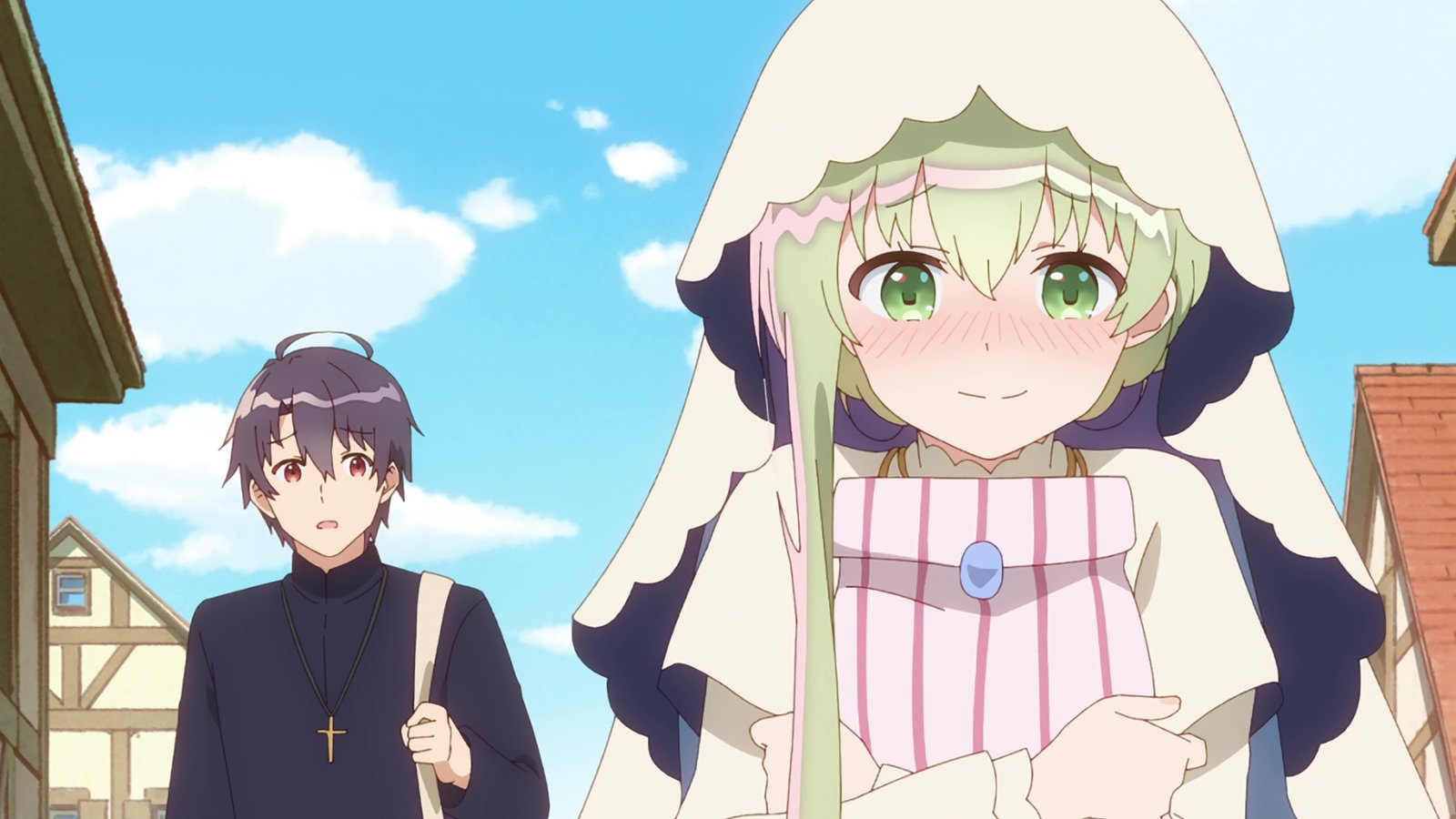 Saint Cecilia and Pastor Lawrence wholesome romance anime featuring gentle daily life and quiet affection