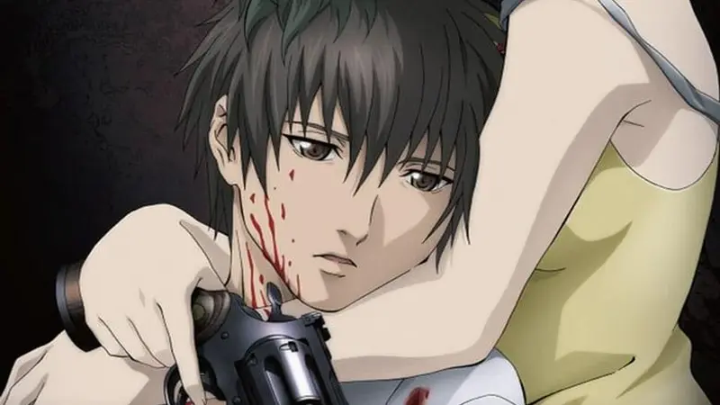Phantom: Requiem for the Phantom characters Zwei and Ein holding a heavy revolver.