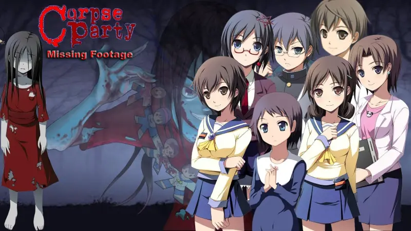 Sachiko Shinozaki haunting the Kisaragi Academy students in Corpse Party Missing Footage