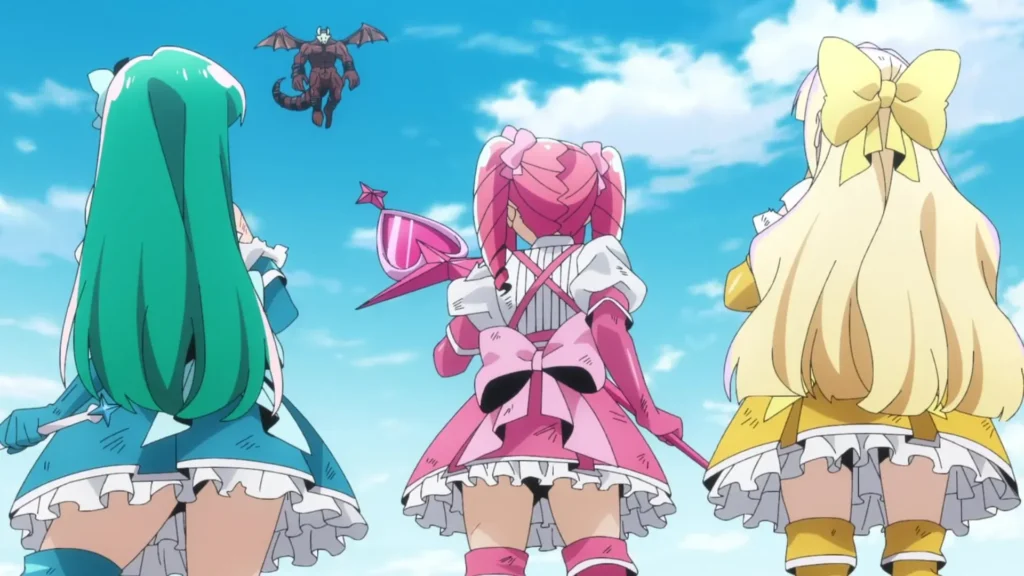 Utena Hiiragi as Magia Baiser transformation in Gushing Over Magical Girls 2024 anime.