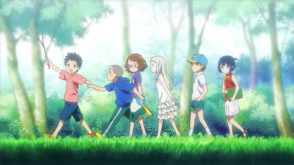 Anohana emotional anime about childhood loss grief and friendship