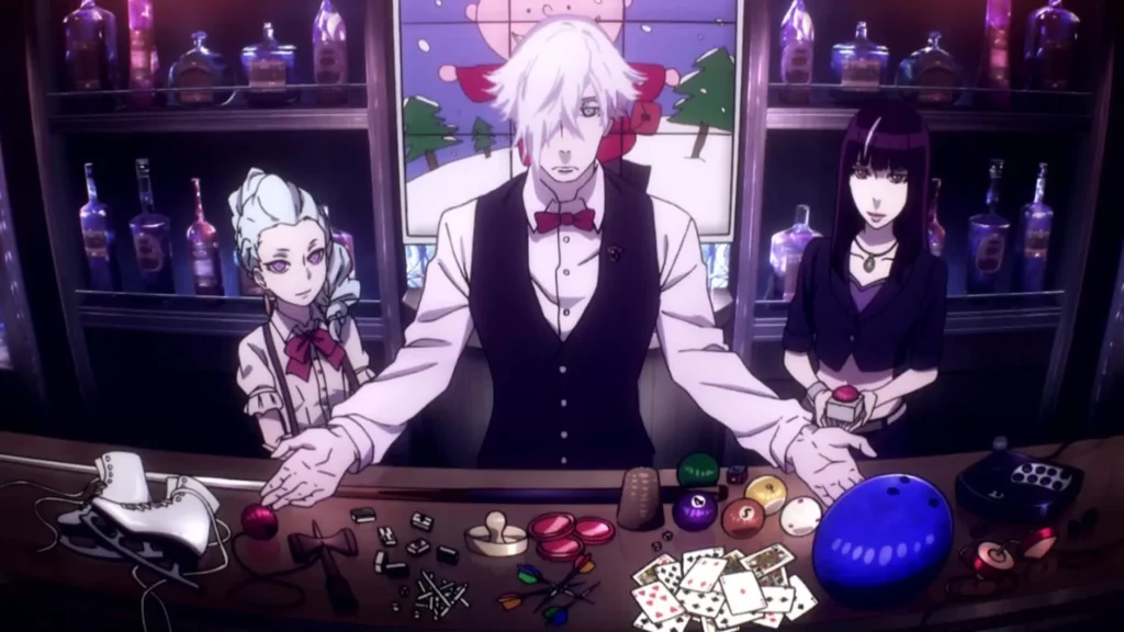 Death Parade psychological anime exploring judgment morality and human regret