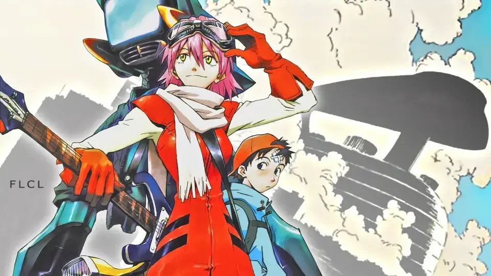 FLCL 6 episode anime abstract coming of age story cult classic