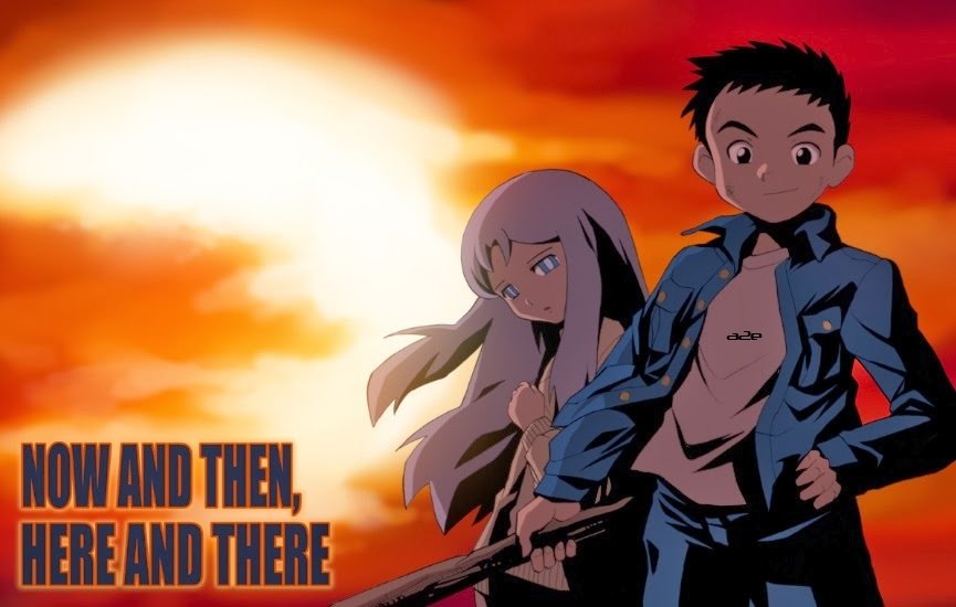Now and Then Here and There dark anime about war child soldiers and despair