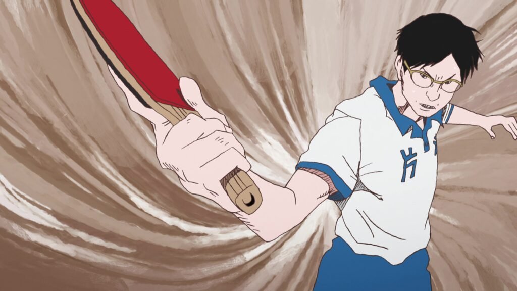 stylized sports anime focused on growth, rivalry, and passion