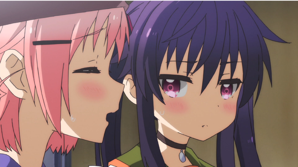 School-Live! Gakkou Gurashi plot twist reveal showing the contrast between school life and survival horror